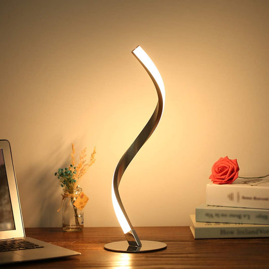 SPIRA Spiral Table Lamp, Touch Sensor, Dimmable