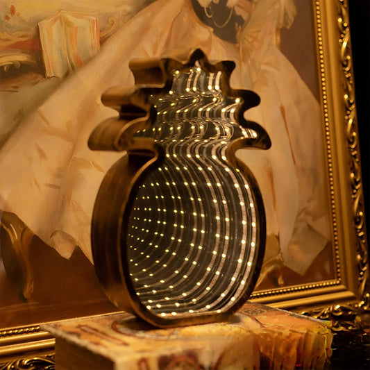 PRISM - Pineapple Decor Lamp, Battery Operated, Tunnel Glow