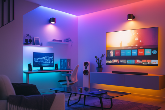 GLOWSPOT - Multicolor, Magnetic, Movable, Rotatable, Rechargeable, Timeable, Remote Decor Lights