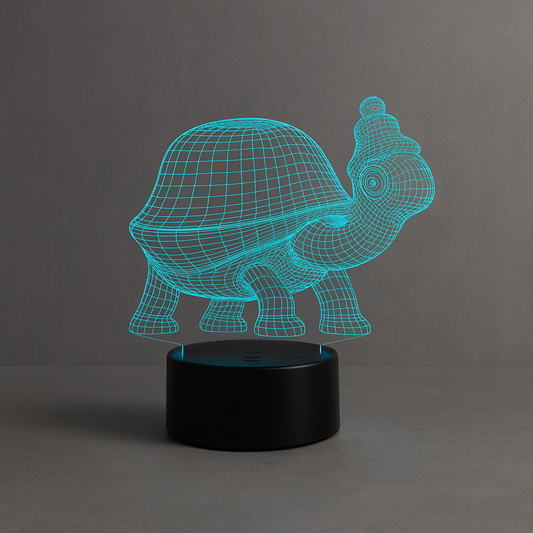 TORTIS - 3D Holographic Turtle LED Light