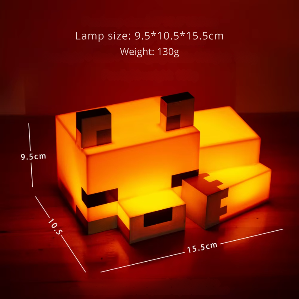 MINECRAFT FIREFOX - Rechargeable, Decorative, USB C