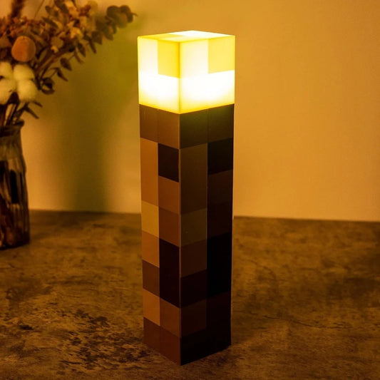 MINECRAFT TORCH - Rechargeable, Cordless, Multicolor, Decorative